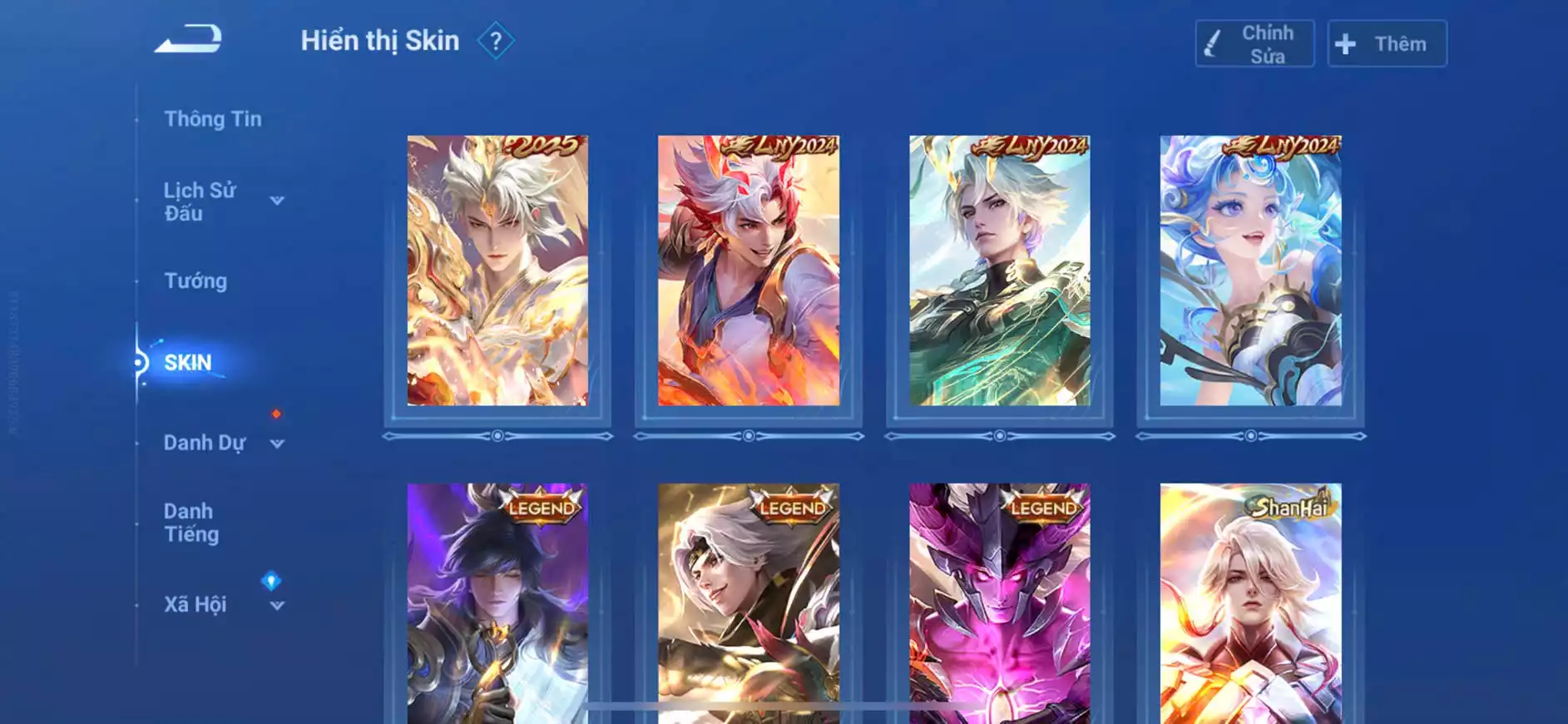 Ảnh Acc vip 6 190 skin
