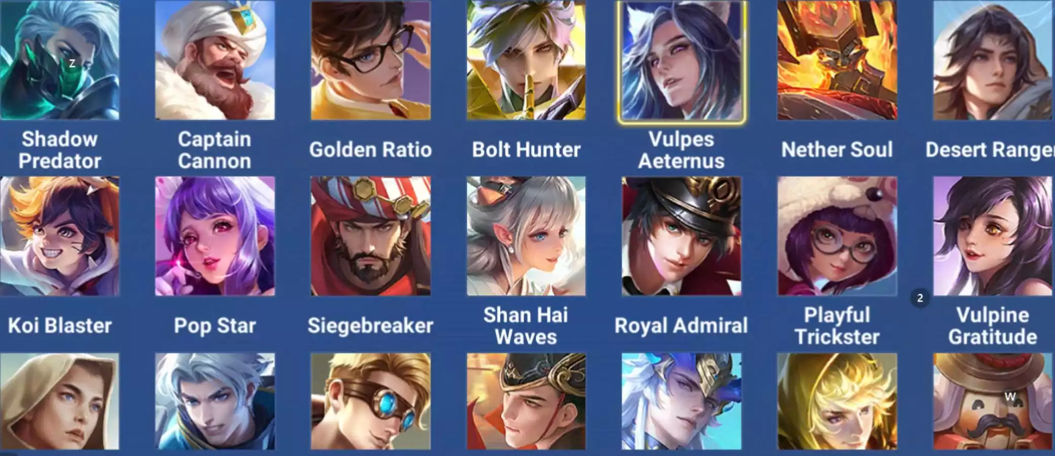 Ảnh Acc global 120 skin