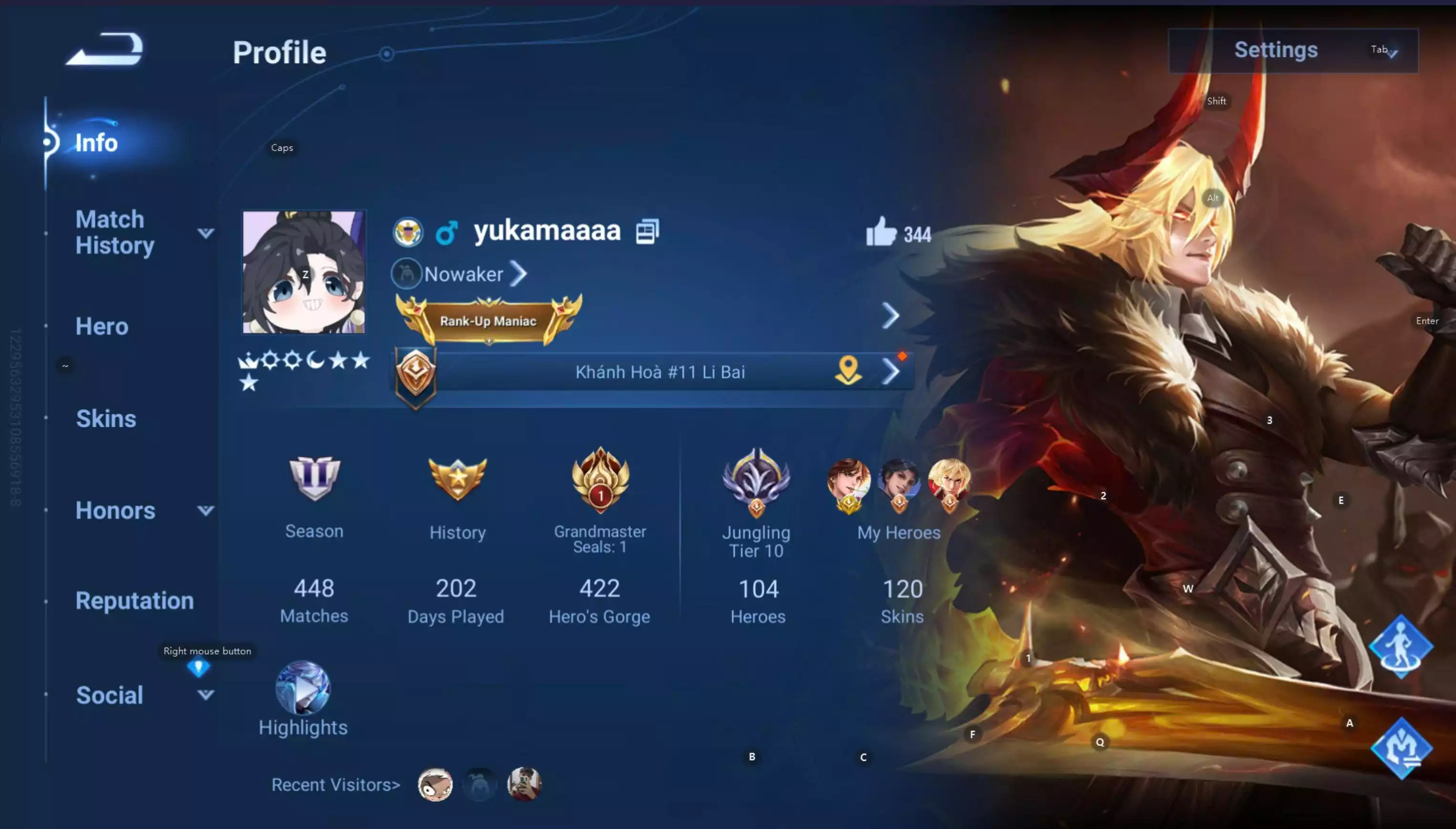 Ảnh Acc global 120 skin