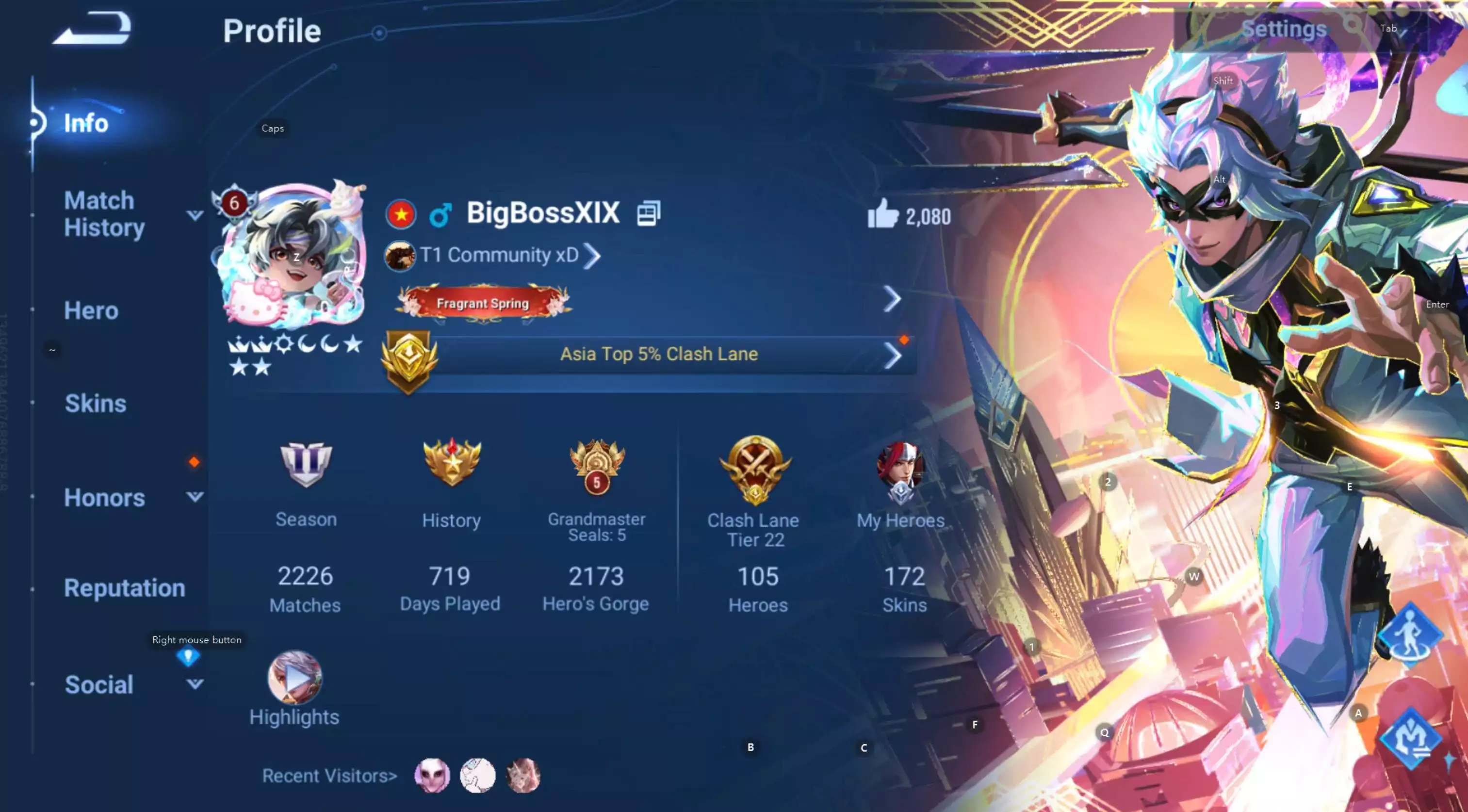 Ảnh Acc vip 6 172 skin