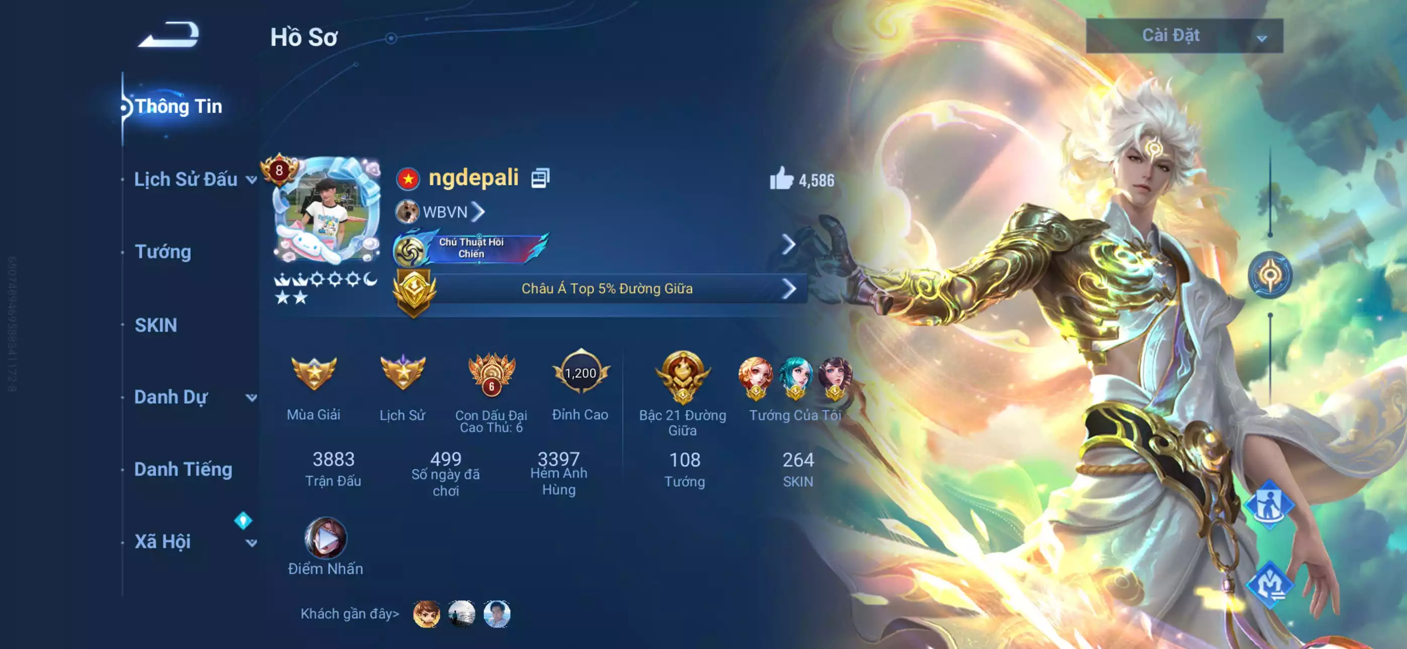 Ảnh Acc global login infinite giao mail 4 vô song 2 đá quý (1 đá chưa đổi) Nhiều skin limited siêu hiếm