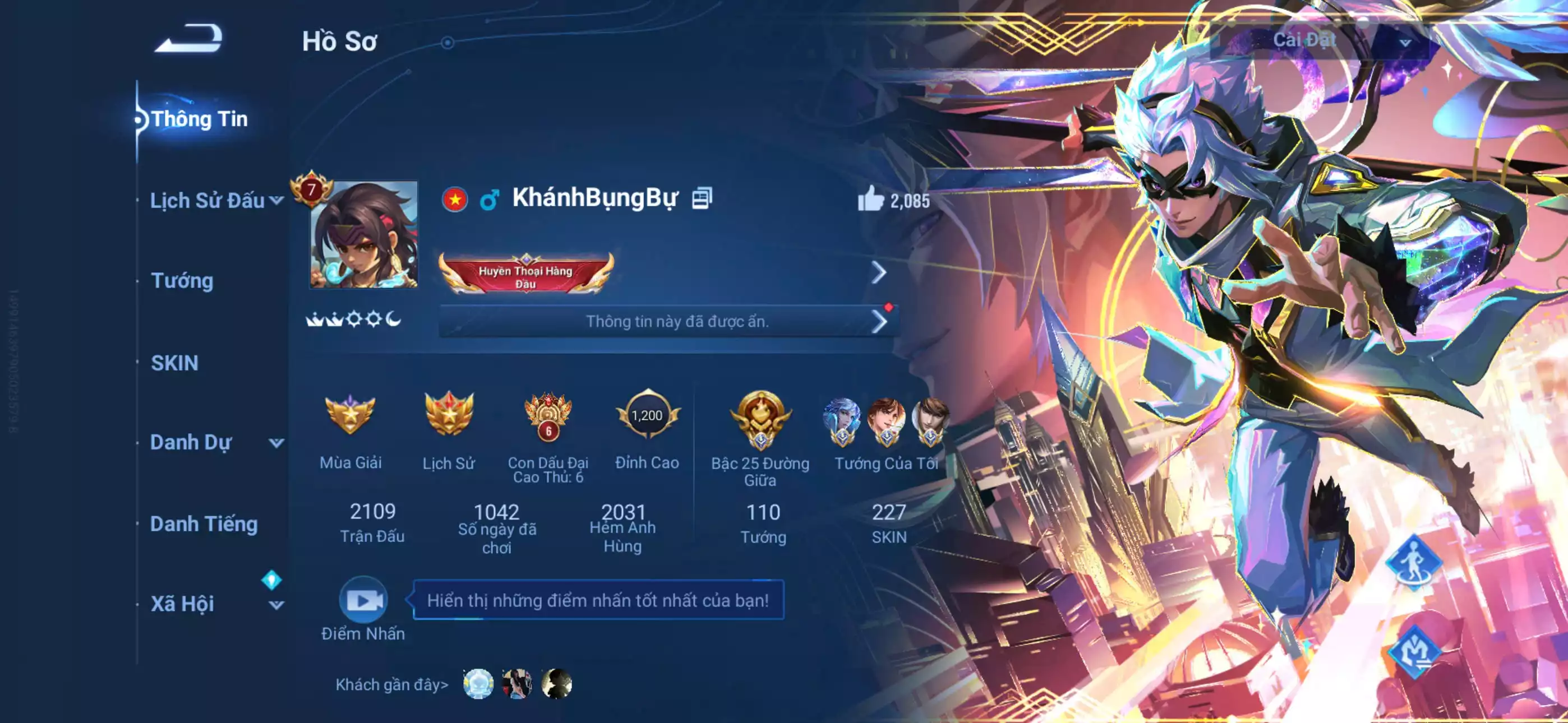 Ảnh Acc global login infinite 2 vô song 1 đá, 4 trân phẩm 3 skin jjk, 24 skin truyền thuyết