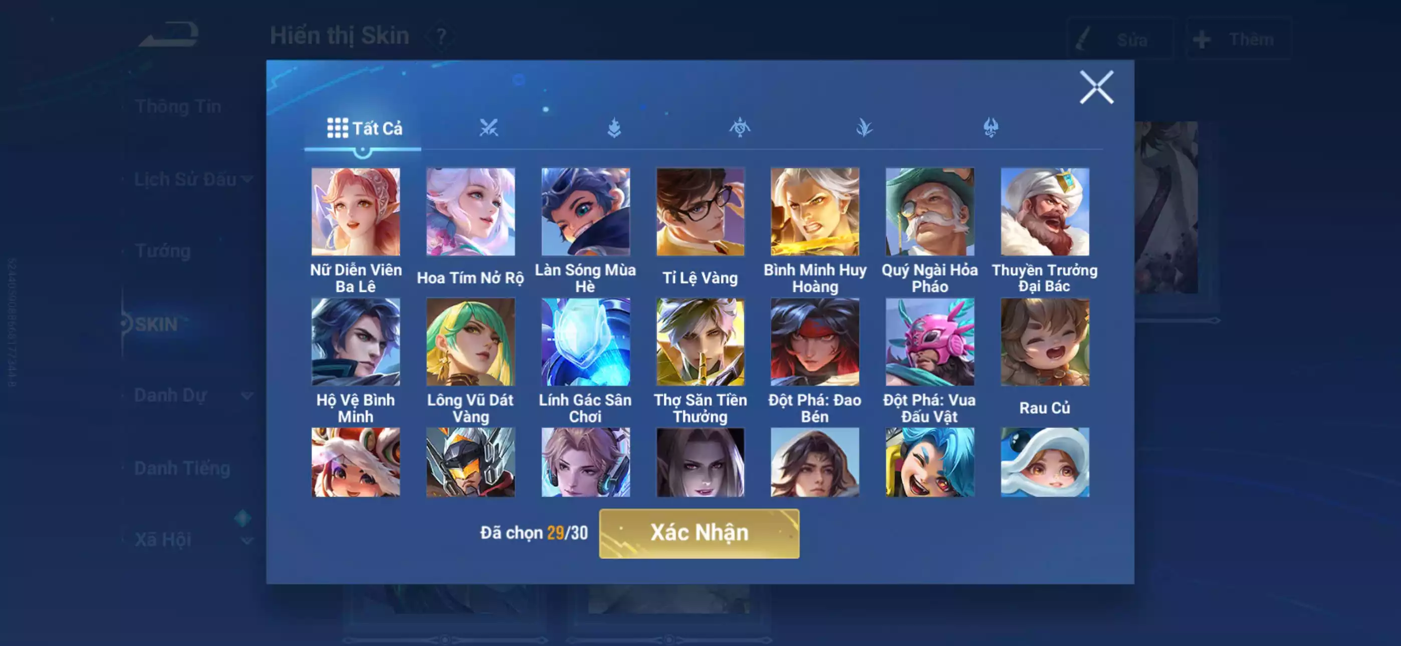 Ảnh Acc global login infinite giao mail 2 vô song 2 đá, 4 skin trân phẩm hợp tác Hơn 20 skin truyền thuyết siêu víp