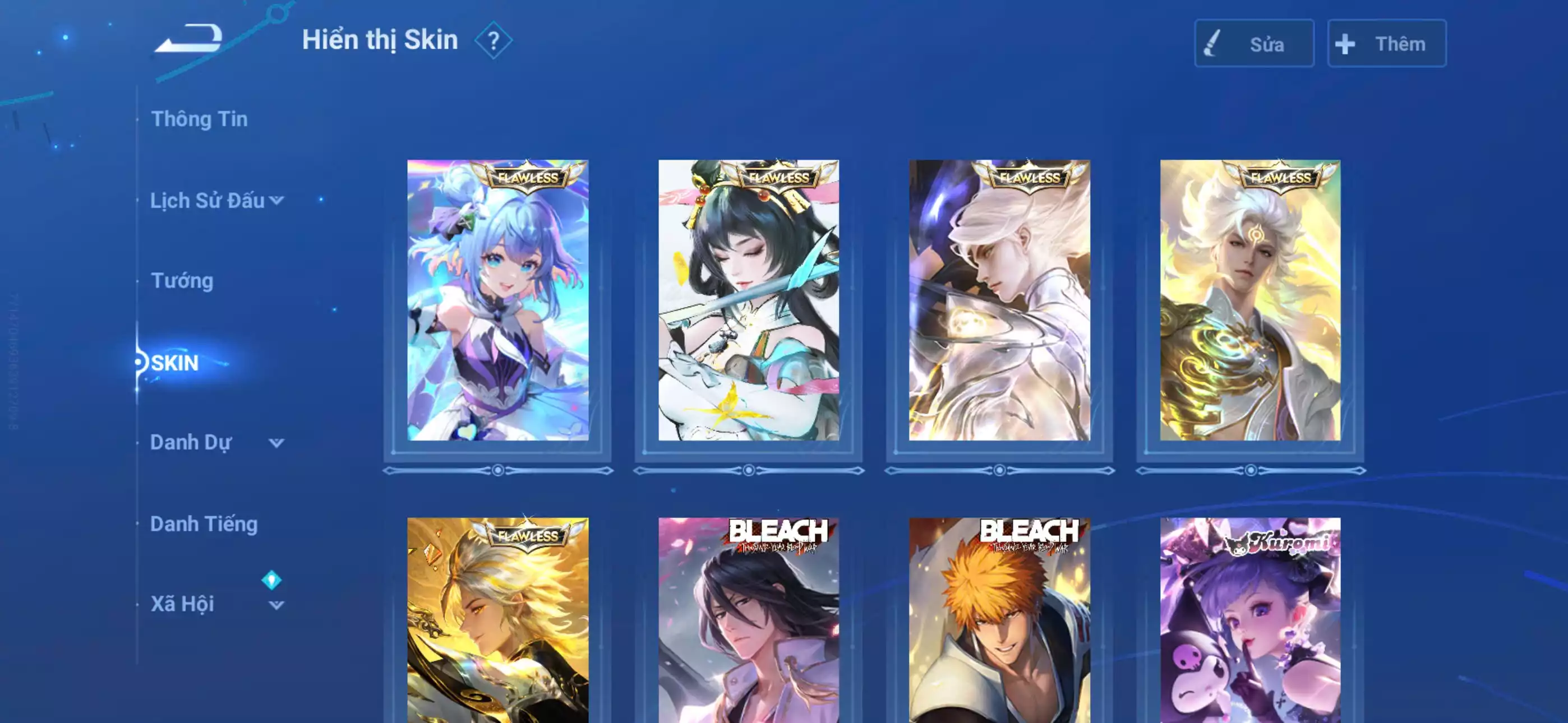 Acc global.login infinite giao mail 5 vô song, 4 skin gacha Full lyn2024,2025 shanhai, 3 load nền 50 skin truyền thuyết siêu đẹp, siêu nhiều nút bấm(đã cọc)