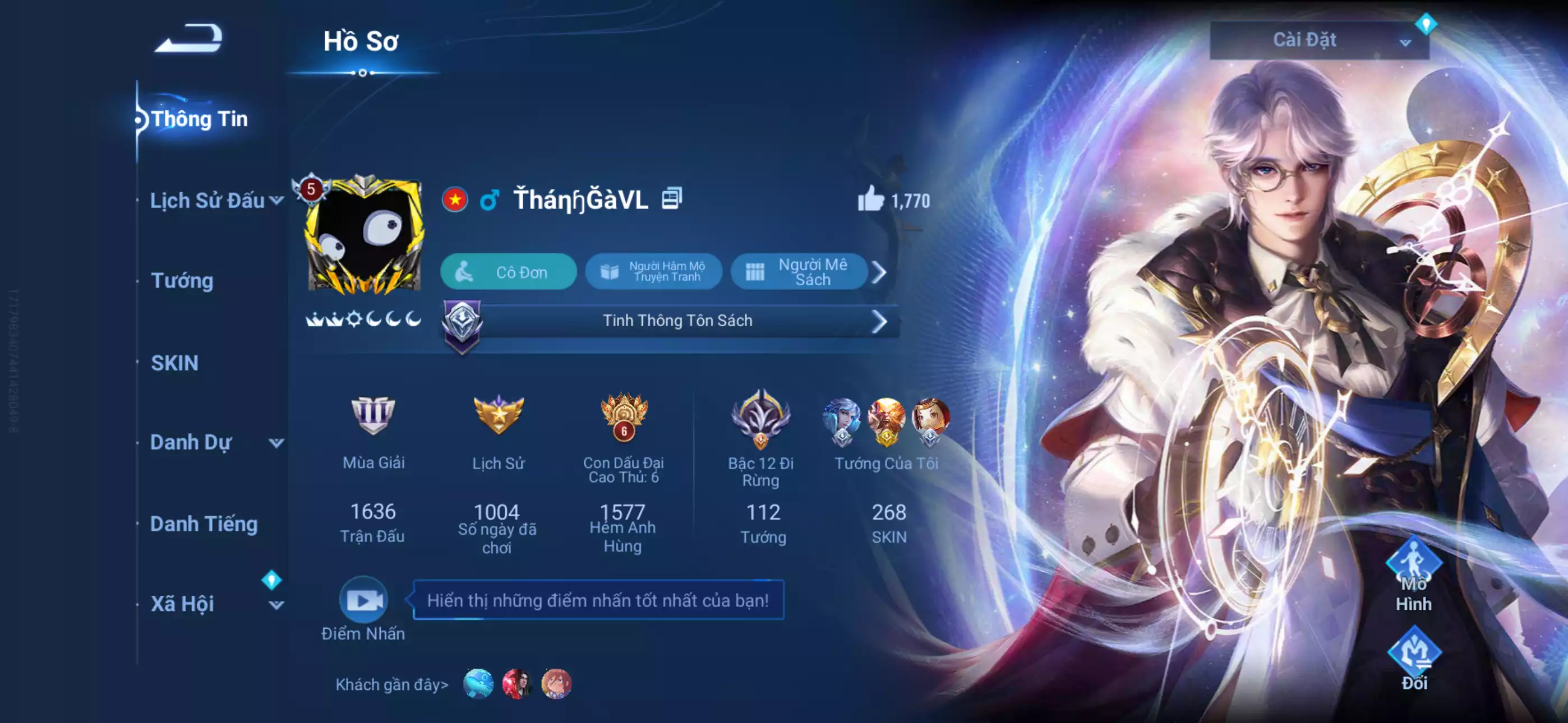 Acc glb login infinite giao mail, 1 mythic, 1 trân phẩm