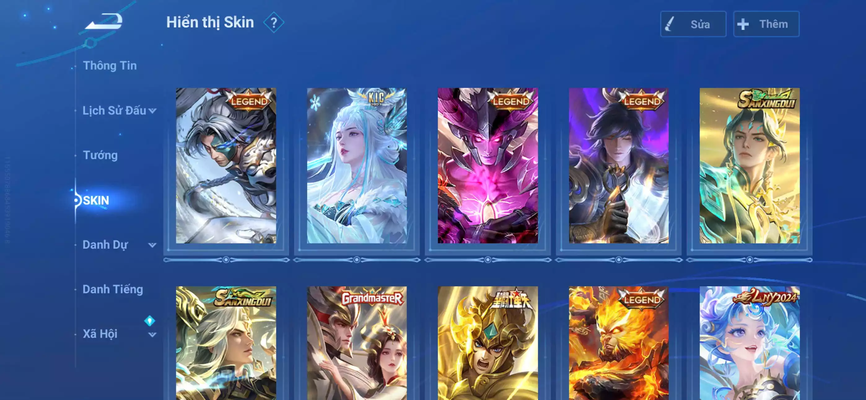 Ảnh Acc glb infinite  1 đá 2 vô song  Nhiều skin tết đẹp