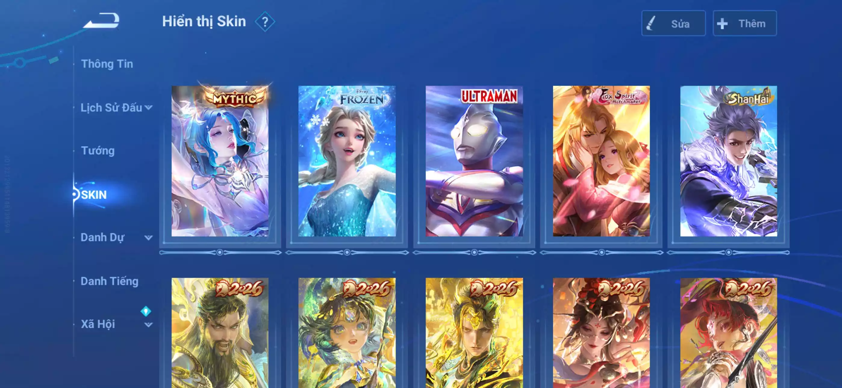 Acc glb infinite giao mail 1 đá 1 vô song Full tết 2024,2025,tiga,kẹp vài skin sơn hải