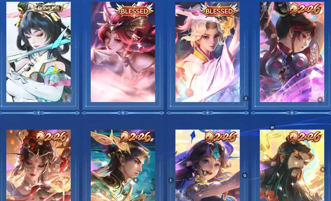 Ảnh acc glb 1 vô song, kèm siêu nhiều skin legend limited