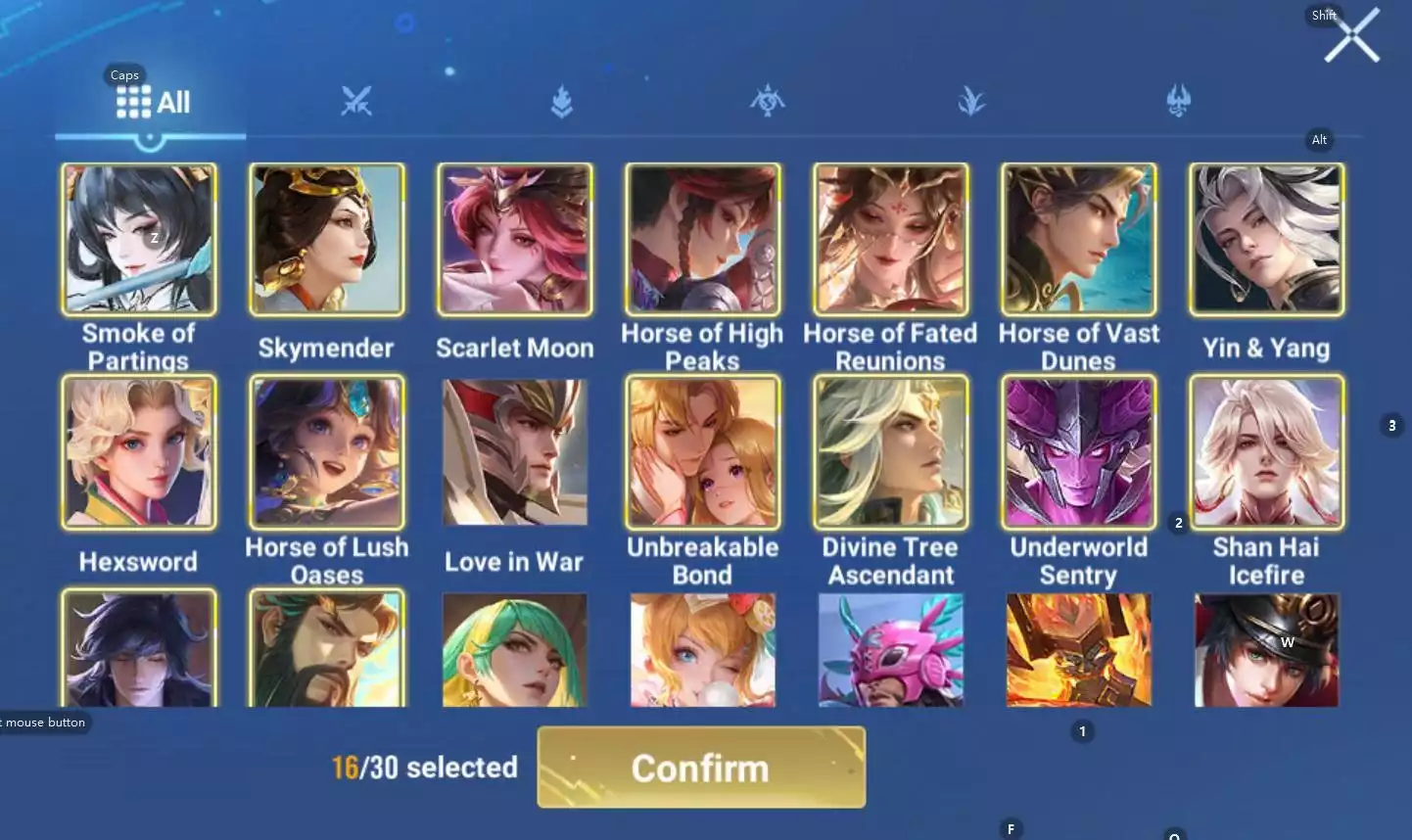 Ảnh acc glb 1 vô song, kèm siêu nhiều skin legend limited