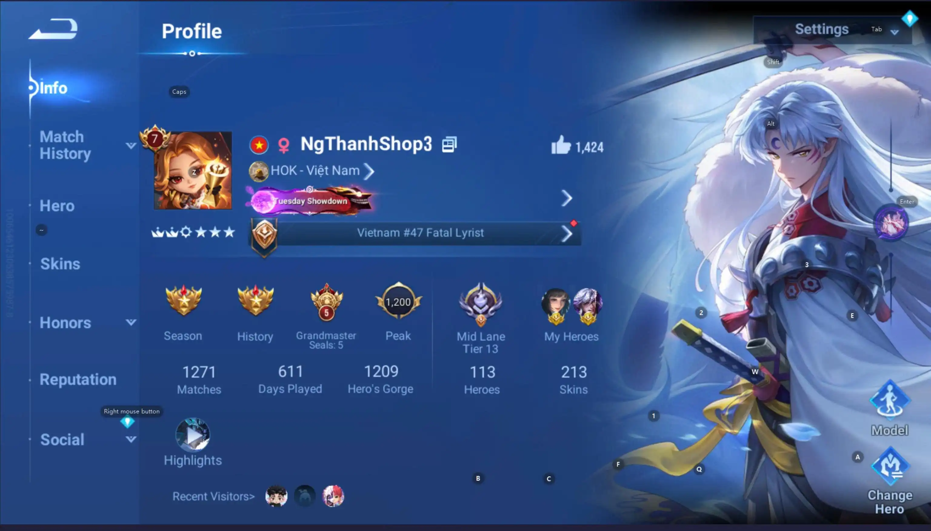 Ảnh acc glb infinite giao mail 3 flawess, 4 hợp tác anime cực vip lan tết, vân anh tết