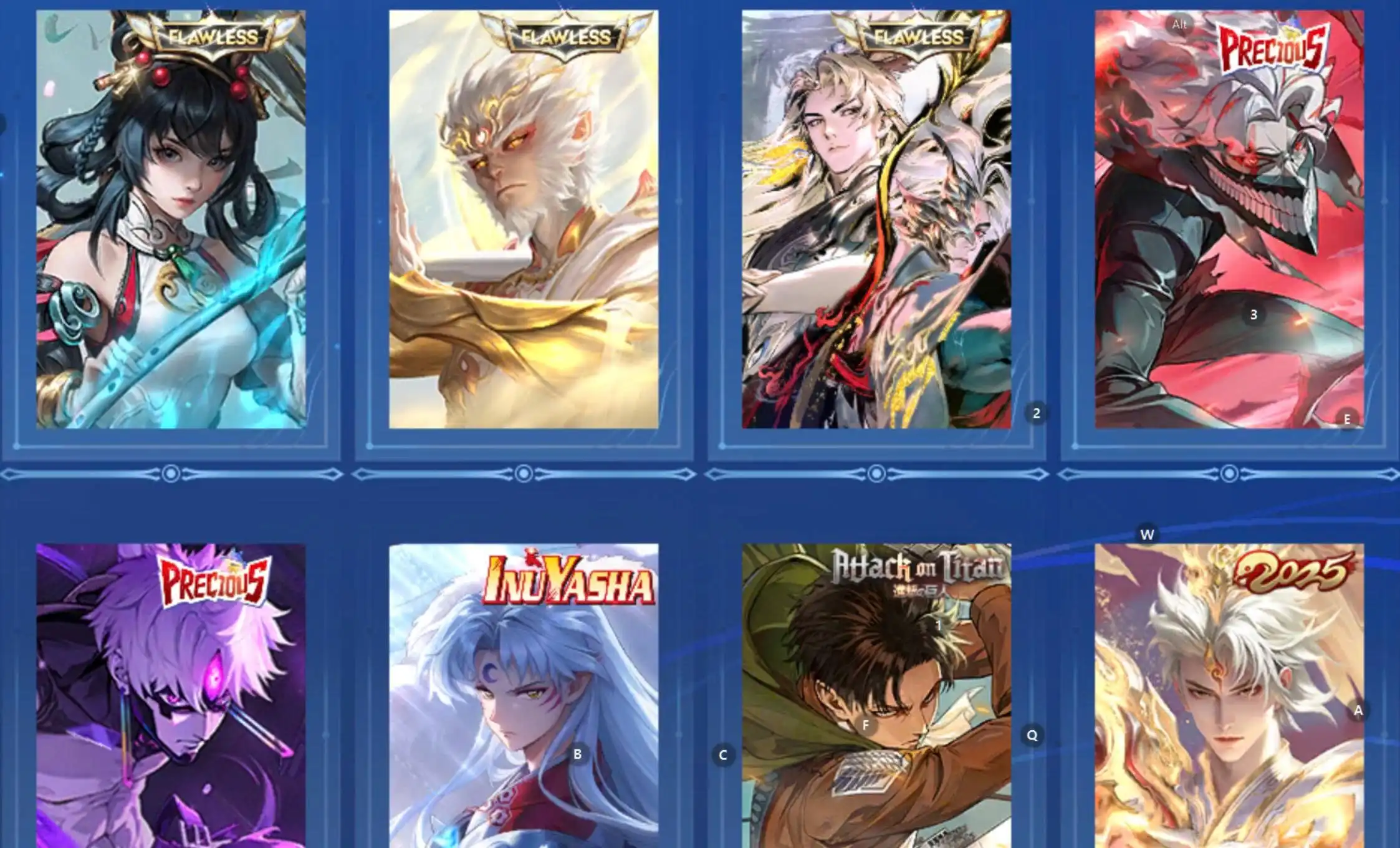 acc glb infinite giao mail 3 flawess, 4 hợp tác anime cực vip lan tết, vân anh tết