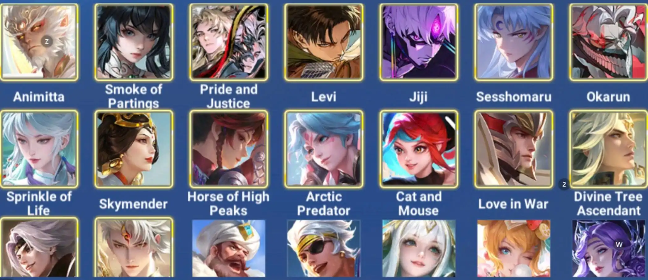 Ảnh acc glb infinite giao mail 3 flawess, 4 hợp tác anime cực vip lan tết, vân anh tết