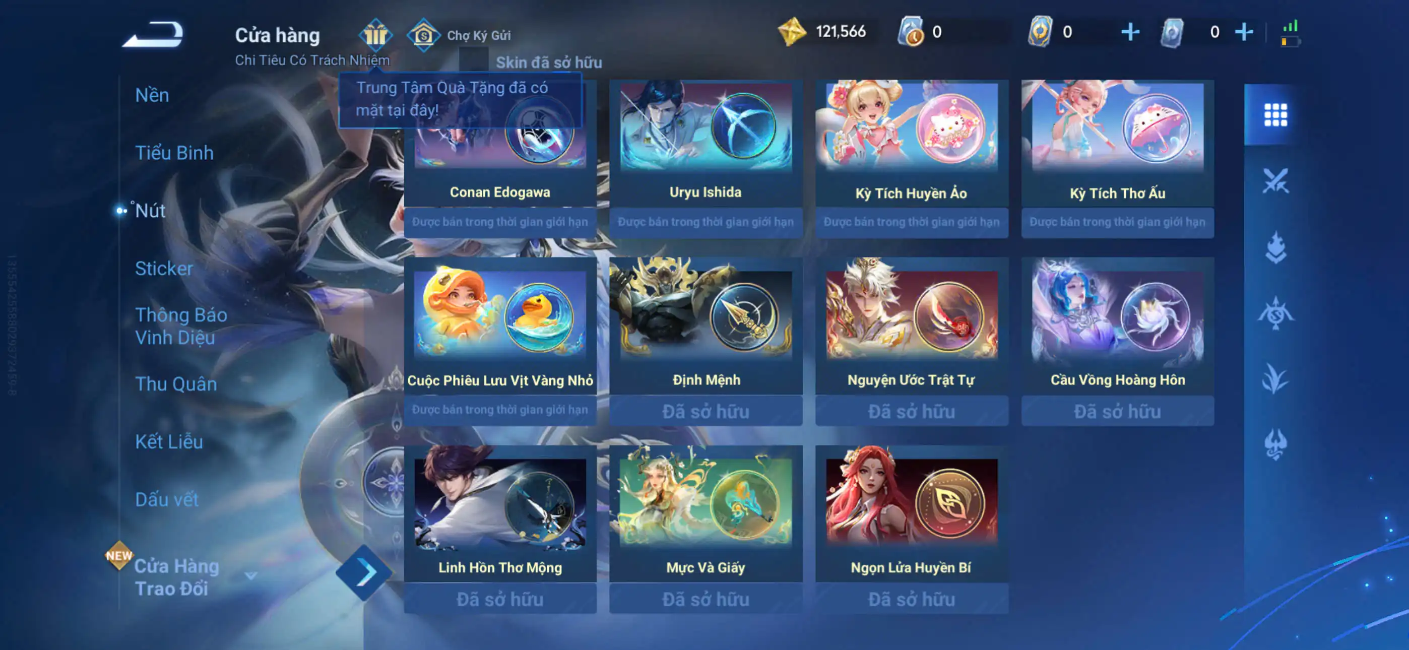 Ảnh Acc glb infinite giao mail 1 đá điêu thuyền, 2 limited legend