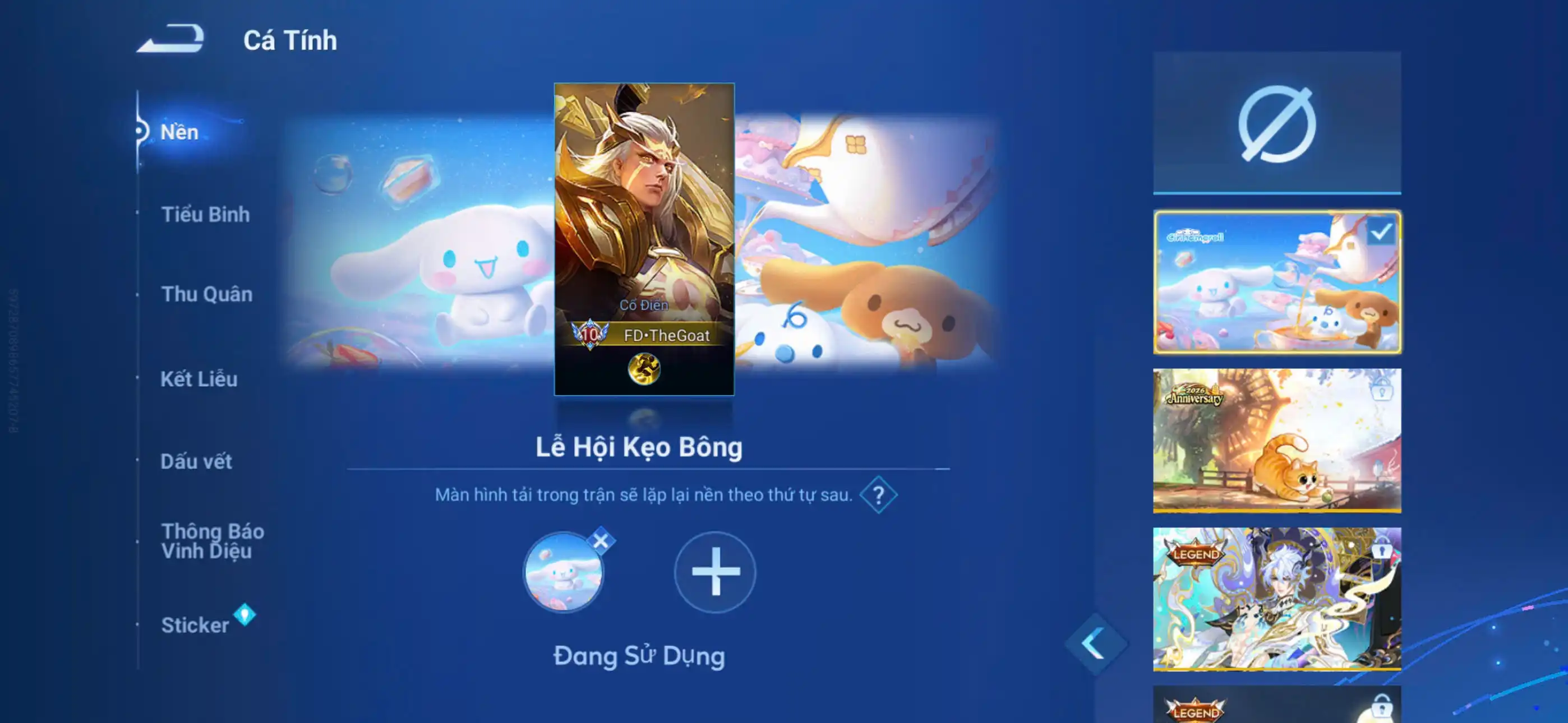 Ảnh Acc glb infinite giao mail Vip 10 408 skin 8 flawess, 5 mythic(1 skin lính), 11 skin hợp tác (hiếm) Siêu nhiều skin truyền thuyết limited  1 load nền